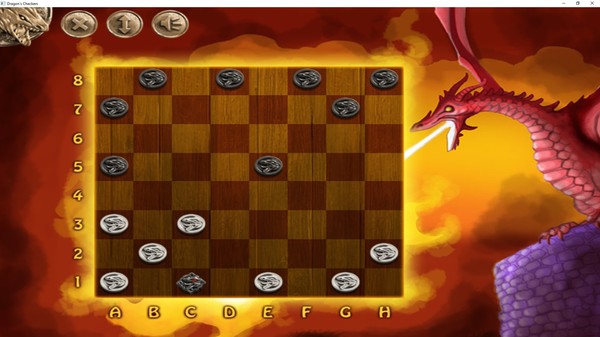 Скриншот из Dragon`s Checkers