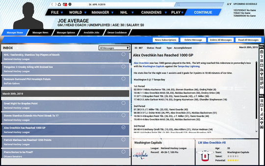 Franchise Hockey Manager 5for windows and Linux 1