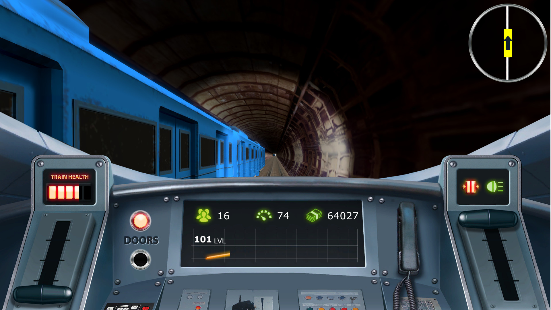 metro train driving simulator games