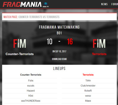 Fragmania.gg (BETA) recommended requirements