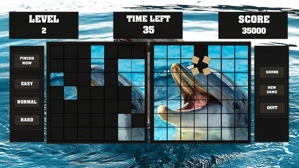 Fitzzle Precious Dolphins game for Linux 1