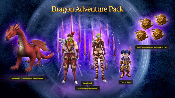 Скриншот из Runes of Magic – Dragon Adventure Pack