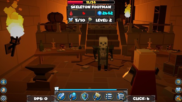 Скриншот из Idle Dungeons