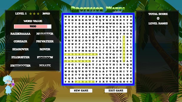 Professor Watts Word Search: Pirates Lifefor windows and Linux 1
