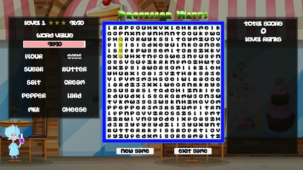 Professor Watts Word Search: Yummy Foods for linux