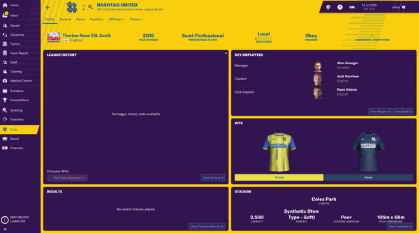 Football Manager 2019: The Hashtag United Challenge-游戏截图