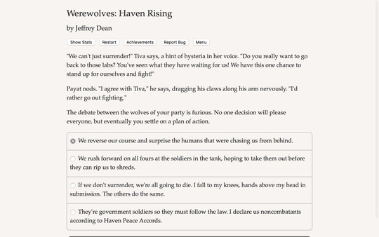 Werewolves: Haven Rising requirements