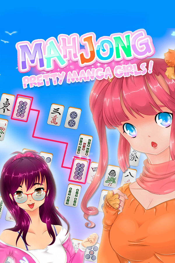 Steam portrait for Mahjong Pretty Manga Girls.