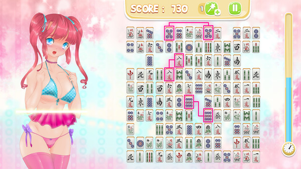 Mahjong Pretty Manga Girls game for windows Pc 1