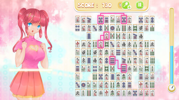 Mahjong Pretty Manga Girls game for Linux 1