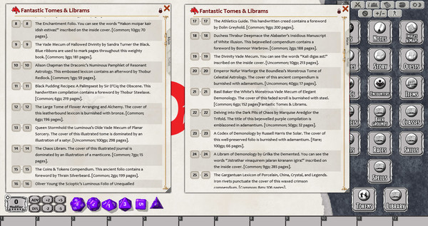 Скриншот из Fantasy Grounds - En5ider: Fantastic Tomes & Librams (5E)