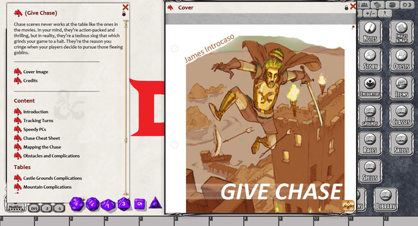 Скриншот из Fantasy Grounds - En5ider: Give Chase (5E)