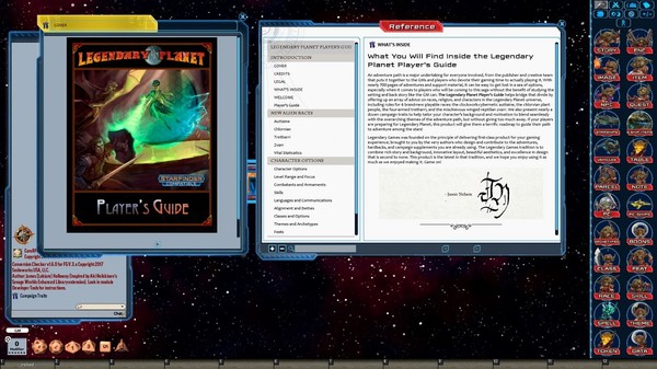 Скриншот из Fantasy Grounds - Legendary Planet Players Guide (SFRPG)