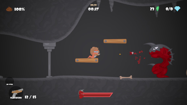 Roman The Worm game for Linux 1