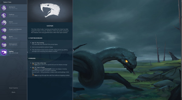 Скриншот из Northgard - Sváfnir, Clan of the Snake Скриншот из Northgard - Sváfnir, Clan of the Snake