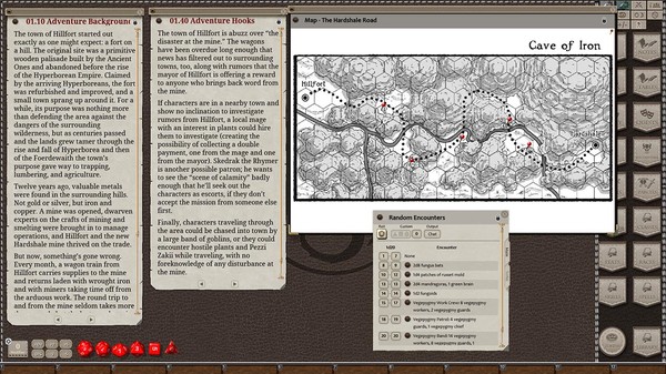 Скриншот из Fantasy Grounds - Quests of Doom 4: Cave of Iron (5E)