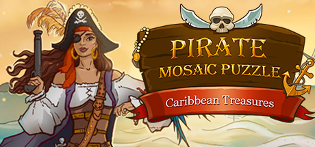 Pirate Mosaic Puzzle. Caribbean Treasures cover art