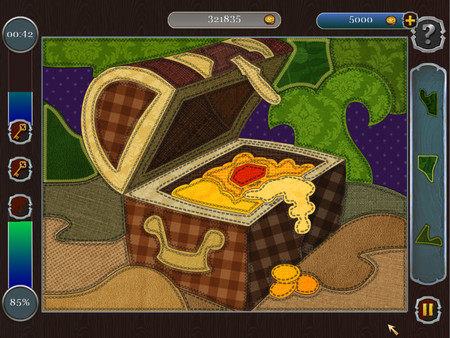 Pirate Mosaic Puzzle. Caribbean Treasures Steam