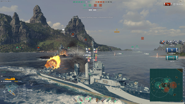 Скриншот из World of Warships — Monaghan Pack