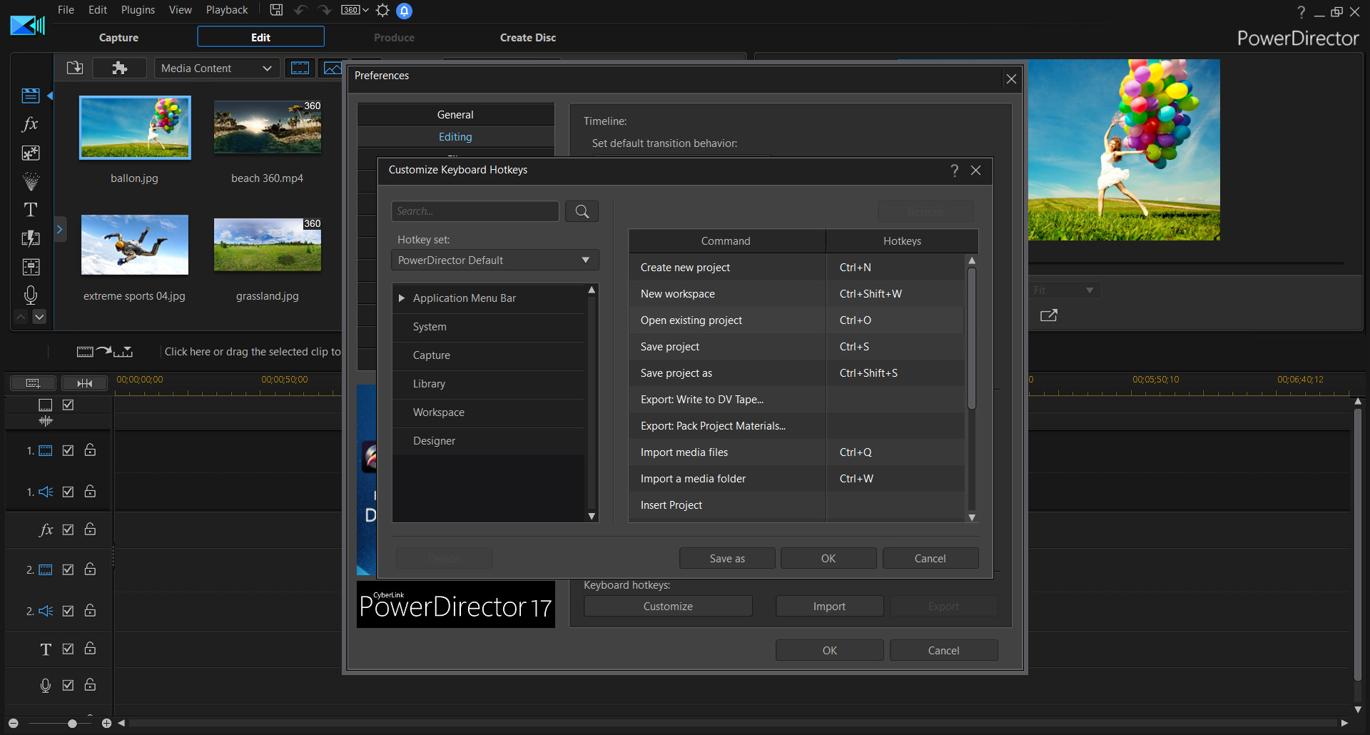 powerdirector video editing software