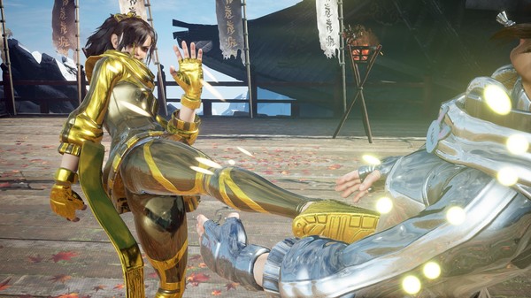 Скриншот из FIGHTING EX LAYER - Color Gold&frasl;Silver: Sanane