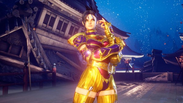 Скриншот из FIGHTING EX LAYER - Color Gold&frasl;Silver: Blair