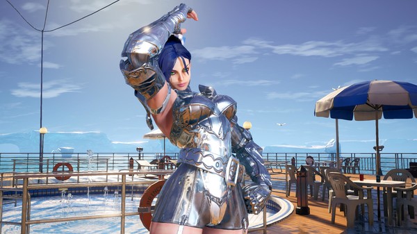 Скриншот из FIGHTING EX LAYER - Color Gold&frasl;Silver: Blair