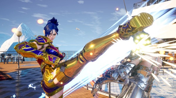 Скриншот из FIGHTING EX LAYER - Color Gold&frasl;Silver: Blair