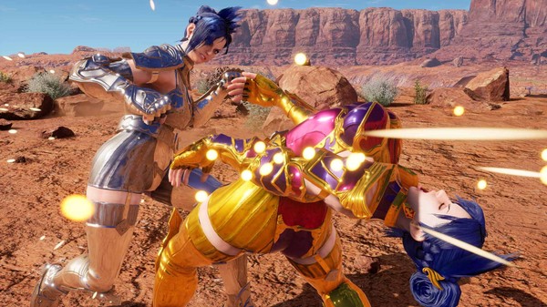 Скриншот из FIGHTING EX LAYER - Color Gold&frasl;Silver: Blair