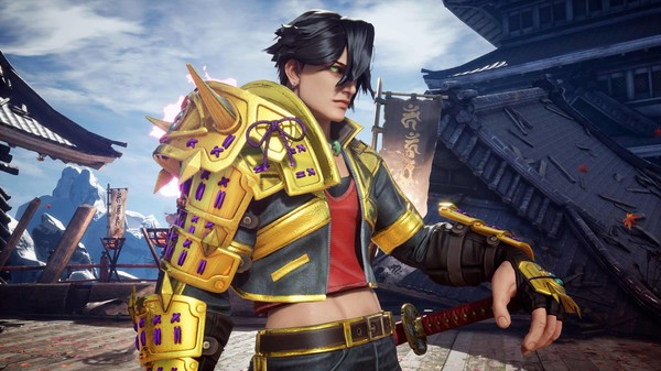 Скриншот из FIGHTING EX LAYER - Color Gold&frasl;Silver: Hayate