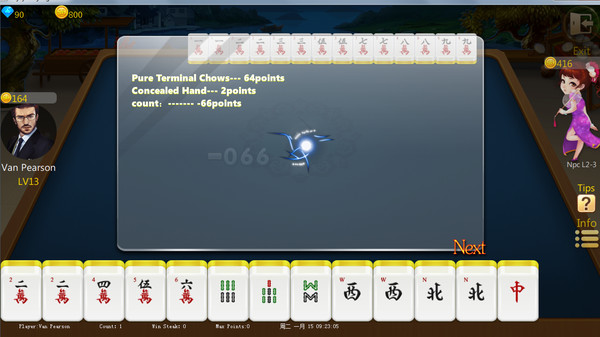 Скриншот из TwoPlay Mahjong