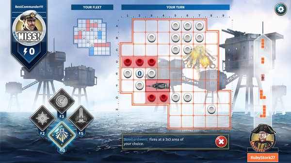 Hasbro's BATTLESHIP requirements