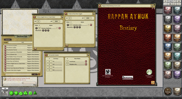 Скриншот из Fantasy Grounds - Rappan Athuk Bestiary (PFRPG)