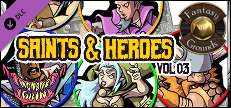 Fantasy Grounds - Saints & Heroes, Volume 3 (Token Pack)