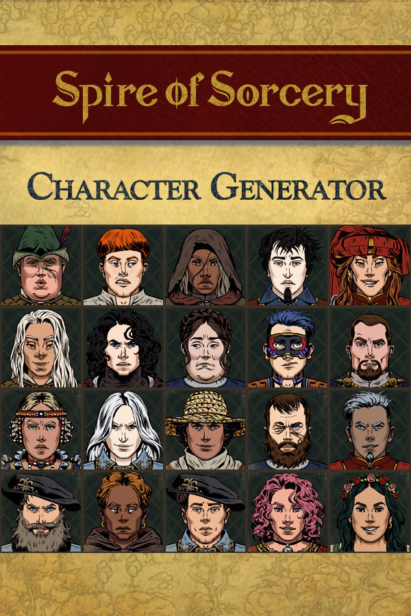 Steam portrait for Spire of Sorcery – Character Generator.