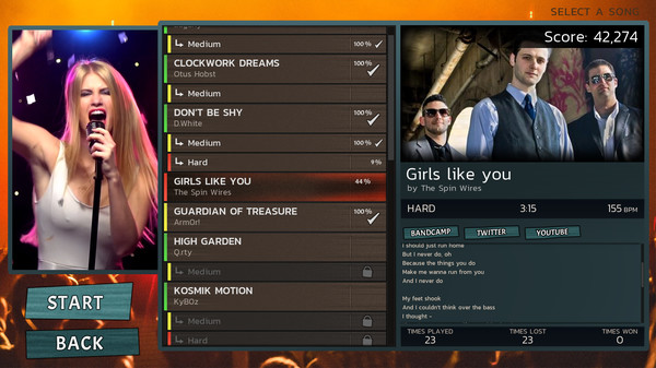 Beat the Song for linux