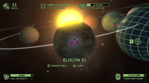 Cosmic Ray game for windows Pc 1