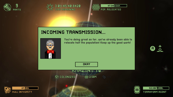 Скриншот из Cosmic Ray