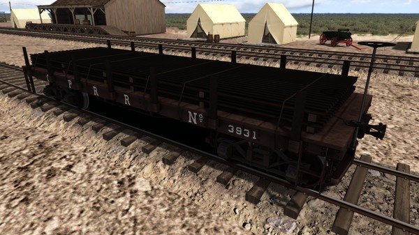 Скриншот из TS Marketplace: 1800s Rolling Stock Pack 01 Add-On