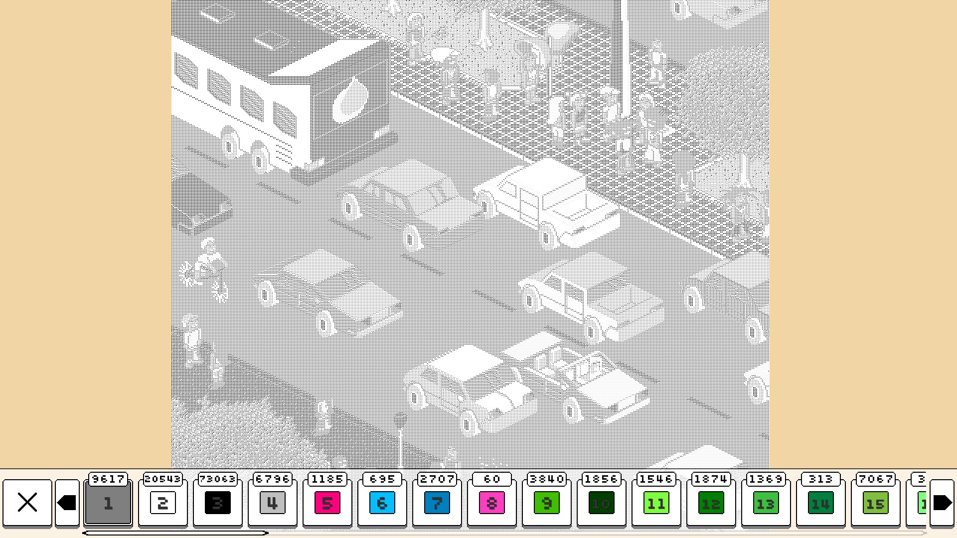 Spring pixel art Spring pixel art