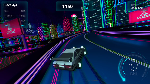 Скриншот из Driftpunk Racer