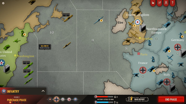 Скриншот из Axis & Allies 1942 Online