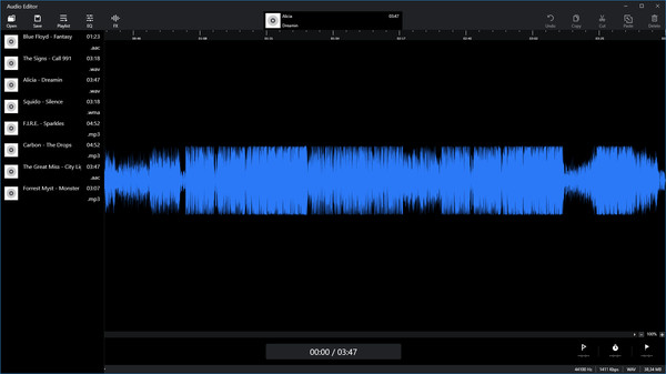 Скриншот из Audio Editor