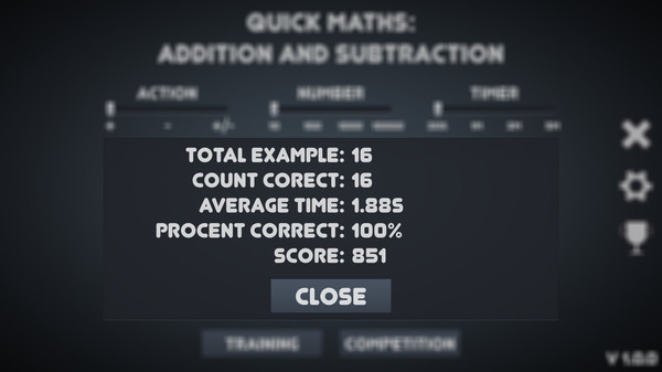 Quick Maths: addition and subtraction PC requirements