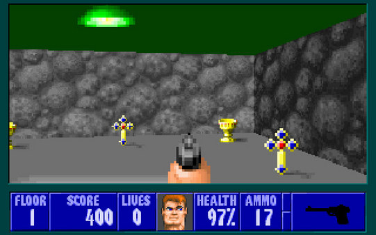 Скриншот из Wolfenstein 3D: Spear of Destiny