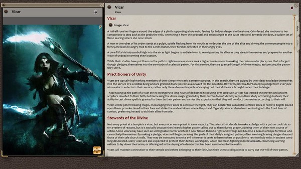 Скриншот из Fantasy Grounds - Harbinger's of Life & Death: Deathseer, Pale Master, and Vicar Class Pack (5E)