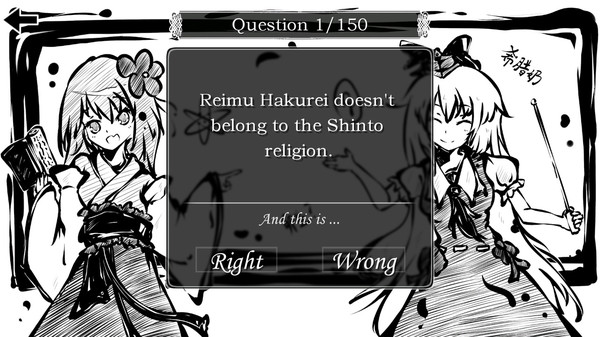 东方试闻广纪 ~ Perfect Memento of Touhou Question Steam