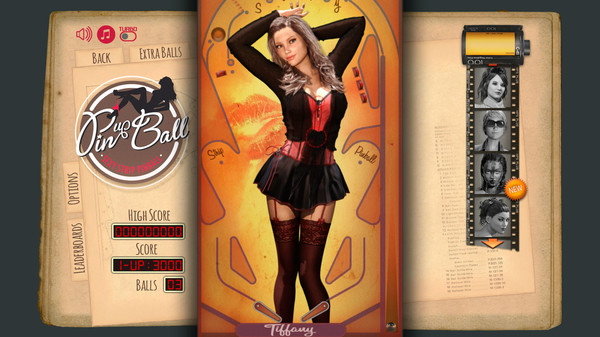Pinup Ball - Sexy Strip Pinball for linux