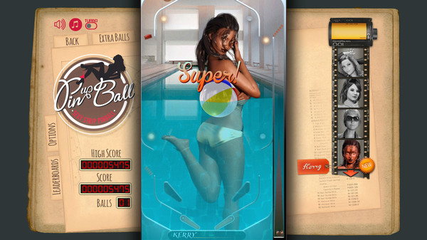 Pinup Ball - Sexy Strip Pinball game for Linux 1