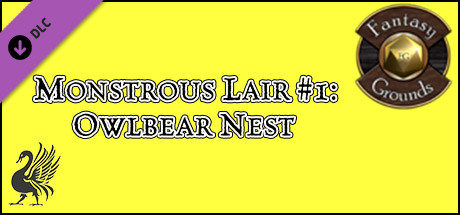 Fantasy Grounds - Monstrous Lair #1 Owlbear Nest (Any Ruleset)